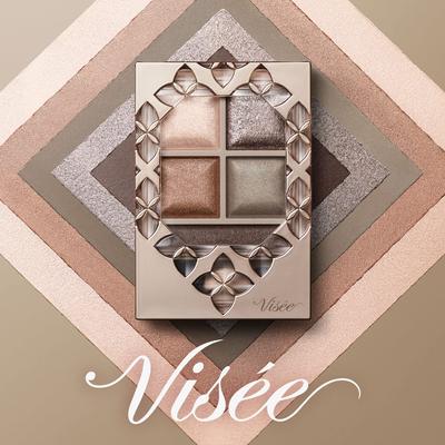 Палетка теней для век Visee Riche Panorama Design [Все 4 цвета] 5,5 г - Стойкий макияж глаз