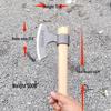 Niemann Outdoor Camping Hatchet & Tactical Axe for Woodworking, Splitting, and Firefighting