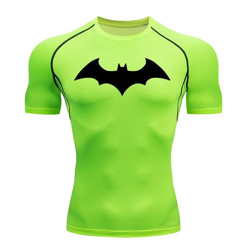 Мужская спортивная футболка с быстрым высыханием 2023: Дышащий, Влагоотводящий, Эластичный, Плотная посадка для бега и спортзала