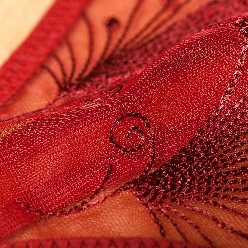 Кружевные трусики с Т-образной спинкой для женщин, сексуальное женское белье, бесшовные стринги с низкой талией, женское рождественское нижнее белье