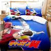 Мультяшные Комплекты Постельного Белья Captain Tsubasa Изысканный Набор Постельных Принадлежностей Пододеяльник Комплект Постельного Белья Роскошный Подарок на День Рождения