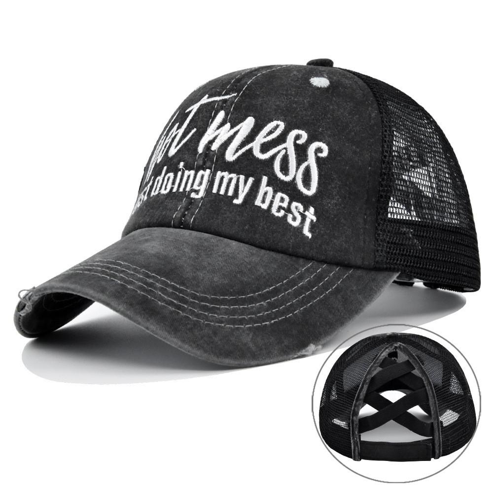 Мужская вышитая бейсболка, регулируемая, с солнцезащитным козырьком, шляпа с широкими полями, летняя, с элементами букв, геометрическим узором