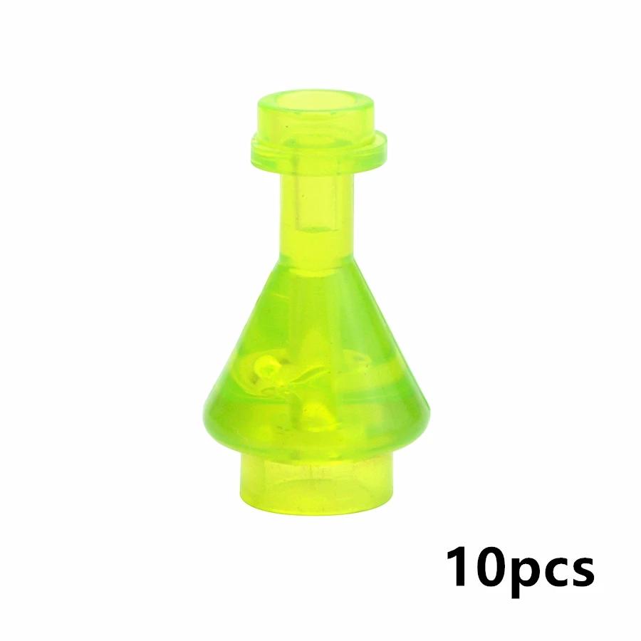 10 Pieces Transparent Wine bottle Pharmacy Flask Toysets Matches 93549 Creating Block DIY Building Assembly Learning Toy Ideal For Little Ones Gift