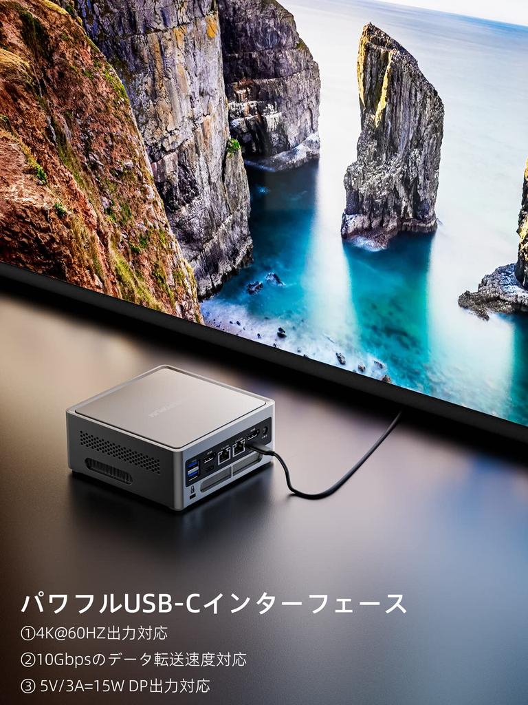 Мини-ПК MINISFORUM Venus Series NAB6Lite Intel Core 16 ГБ 512 ГБ PCIe SSD Windows 11 Pro Мини-ПК 6 Bluetooth 2x2500 Мбит/с LAN и 2 HDMI 2 порта для