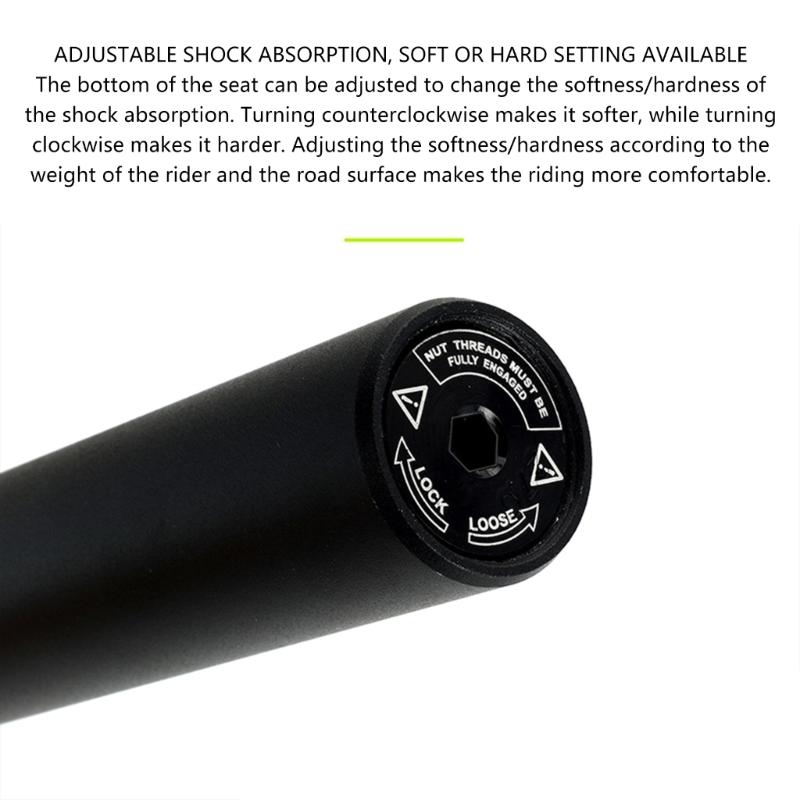 Легкий алюминиевый сплав Подседельный штырь Амортизирующий Велосипеды Подседельный штырь для Горного велосипеда Шоссейного велосипеда Легко установить