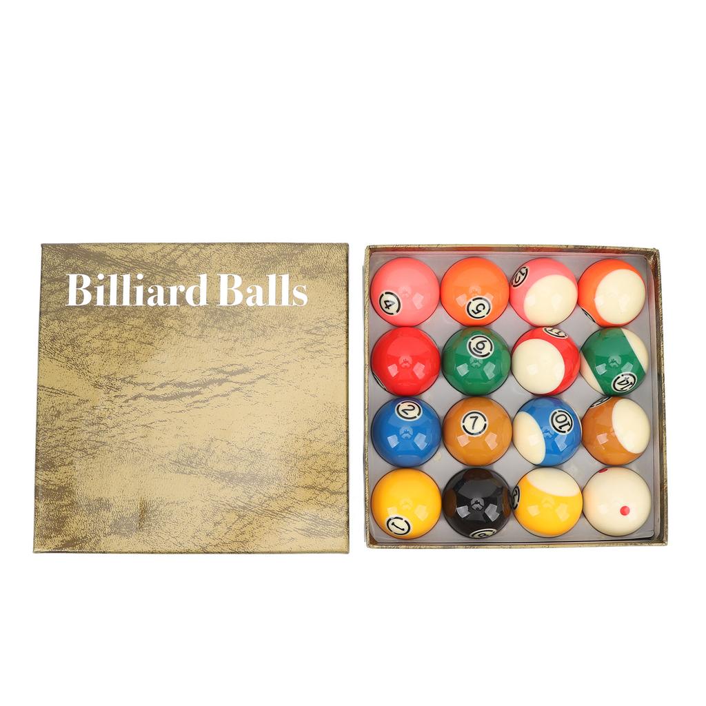 16шт бильярдных шаров 2,25 дюйма шары из смолы для бильярдного стола для замены тренировок
