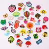 Adorable Mini Fruit & Veggie Embroidery Patch Stickers - Small Cartoon Sunflower Design for DIY Clothing