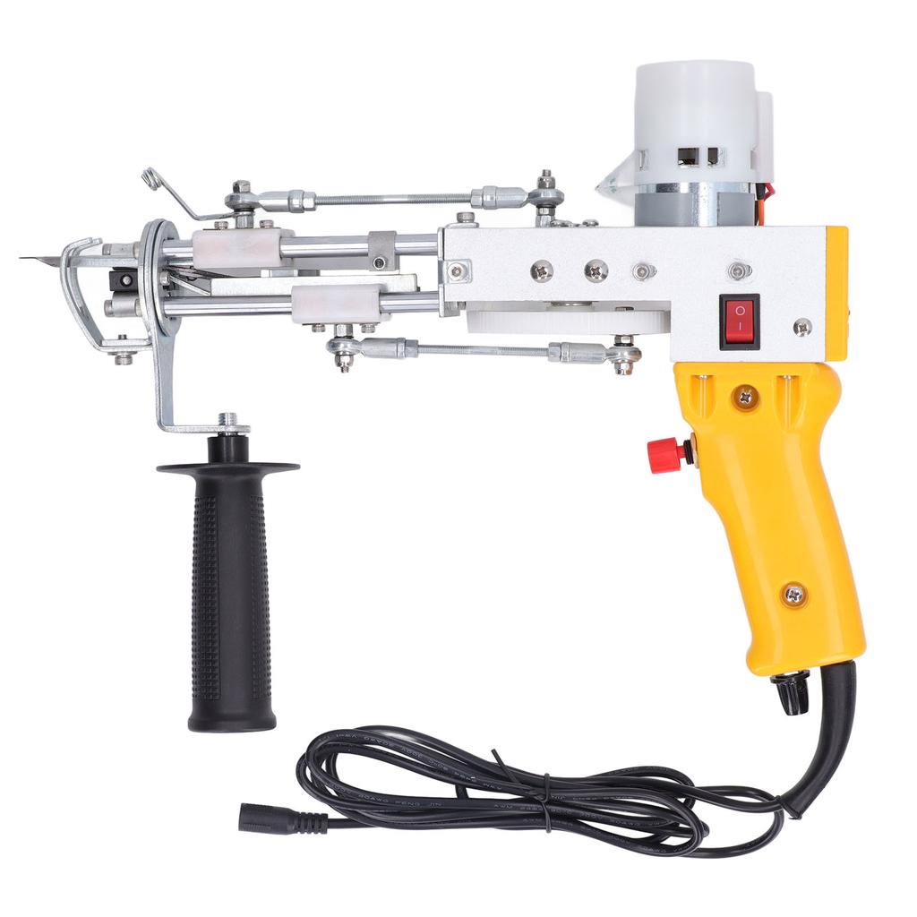 Yellow Electric Carpet Tufting Gun DIY Weaving Fast Knitting Hand Tufting Gun with Two Modes