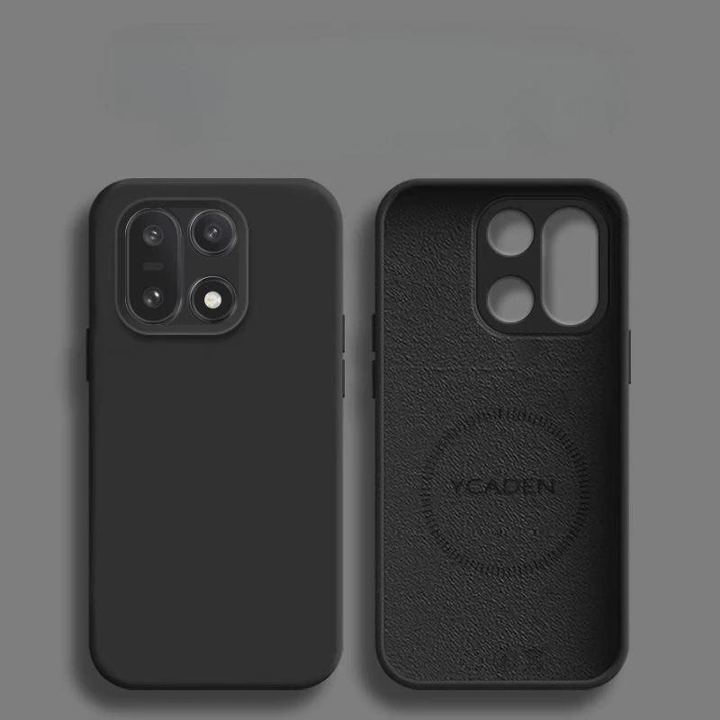 Для чехла из жидкого силикона для Oneplus 1, мягкая, гладкая, с магнитной поддержкой беспроводной зарядки, бампер для Oneplus 1 1+1