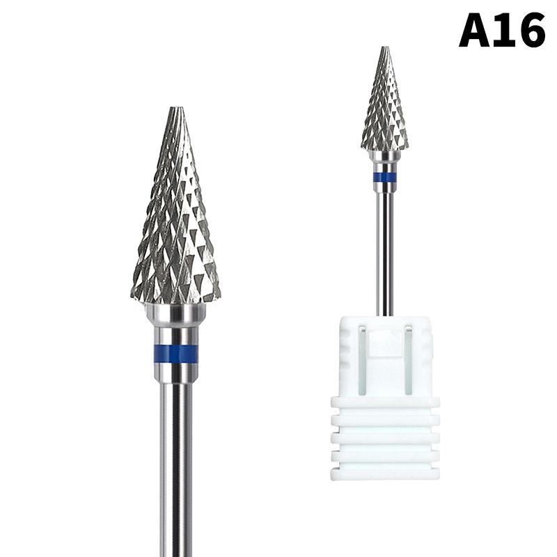 Аппарат для сверления ногтей из вольфрамовой стали, наборы пилок для ногтей, электрическая фреза для маникюра, сверла для снятия заусенцев, инструменты для педикюра