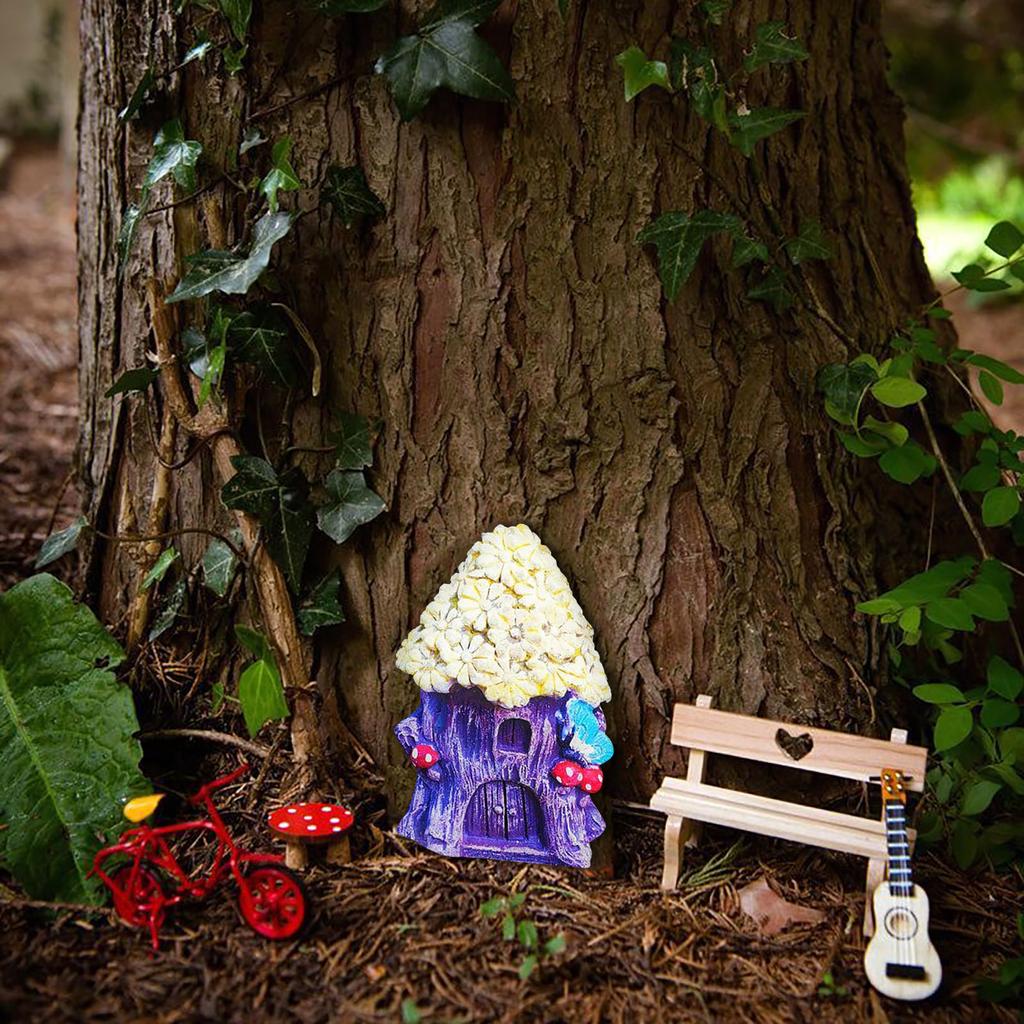 Двери фей для деревьев, уличные миниатюрные двери фей для украшения деревьев, аксессуары для сада фей