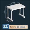 Stackable Shelves Closet Wardrobe Partition Cabinet Organizers Telescopic Shelves for Kitchen Sink Rack Bathroom Accessories