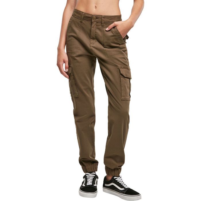 Urban Classics Ladies - Cotton Twill Utility Pantalon