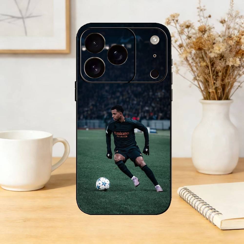 Чехол для телефона Rodrygo S-Silva de G-Goes Для iPhone 17,16,15,14,13,12,11 Plus,Pro,Max,Mini Силиконовый черный Мягкая накладка