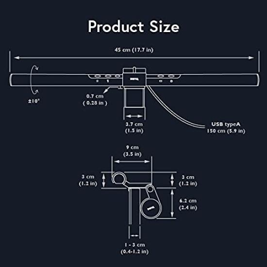 BenQ ScreenBar Screen bar монитор подвесной светильник световой монитор лампа монитор [настольный светильник]