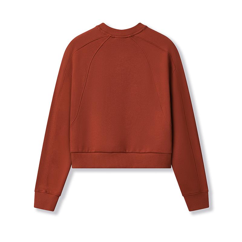 Fila Оригинальный Повседневный Классический Универсальный Мягкий Удобный Свободный Свитшот Женский свитшот Вода-Красный F11W549207FRD