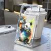 Cute Panda Silicone Phone Case For iPhone 14 13 15 16  12 11 Pro Max X XR XS 14 15 16 Plus 12 13 Mini Transparent Bumper Cover