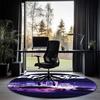 Fast & Furious Printed Round Rug Carpet Chair Rug Area Rug Entryway Doormats,for Office Chair Living Room Bedroom Kitchen Room.
