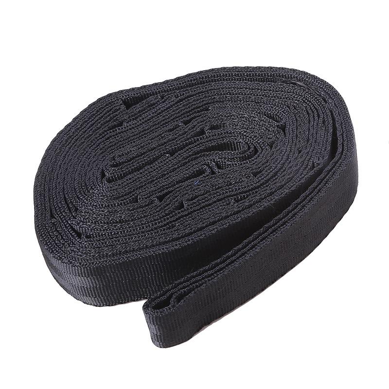2Pcs High Bearing Capacity Hammock Straps 600lbs Breaking Strength Polyester Hammock Belt Rope 5 Ring Correias