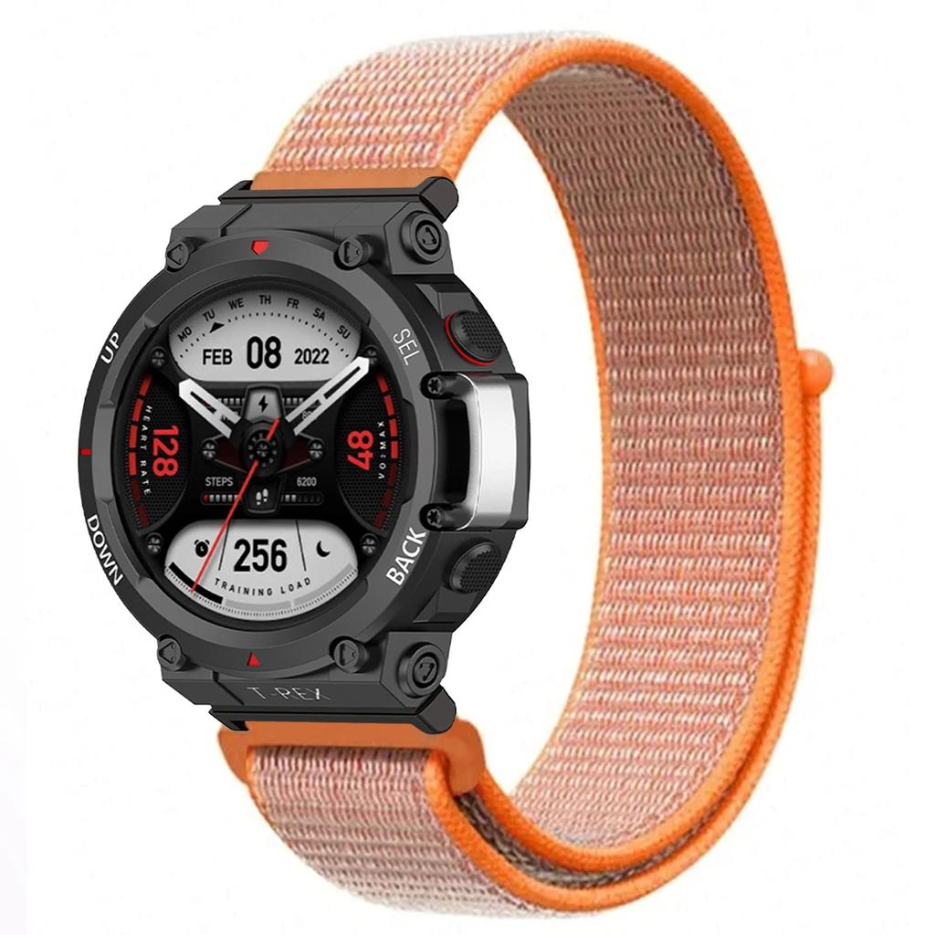 Нейлоновый ремешок-петля для умных часов Huami Amazfit T-REX 3/2, женский/мужской браслет для Amazfit T-Rex/T-Rex Pro, ремешок на запястье Correa