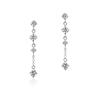 Серьги из белого золота 10 карат 111126153222 4℃ (4 ℃) (РГ)