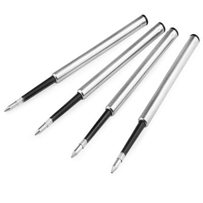 Шариковая ручка Zebra Fine Black F-0.7мм Стержни, 0.7мм наконечник, чернила, упаковка 4 шт.