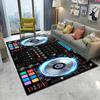 3D DJ Music Screen Keyboard Cartoon Carpet Mat для дома, гостиной, спальни, дивана, коврика для двери, коврика для детской зоны, нескользящий коврик для пола