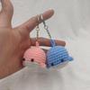 Cute Handmade Crocheted Whale Keychain - Couple Accessories & Ornament