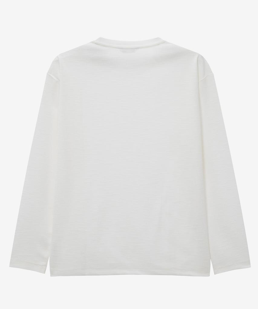 MINDBRIDGE Sakariba Slub Round Long Sleeve T-Shirt - 2 Colors