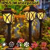 8 Pack Solar Yard Lights Bright Lawn Lights Outdoor Waterproof Led Solar Pathway Lights Landscape Path Lights