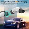 WUFEN 7KW GBT To NACS Adapter 32A 220V For Tesla Electric Vehicle Charging Connector Portable GBT to Tesla EV Charger Adapter
