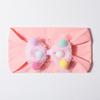 New baby headscarf combination, cute baby soft bow flower headband, children's accessories