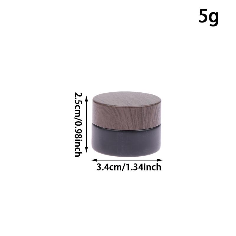 Пустые банки из матового стекла, банка для крема, косметический контейнер с крышкой, стеклянная бутылка 5-100 г, контейнер для макияжа, дорожные косметические банки