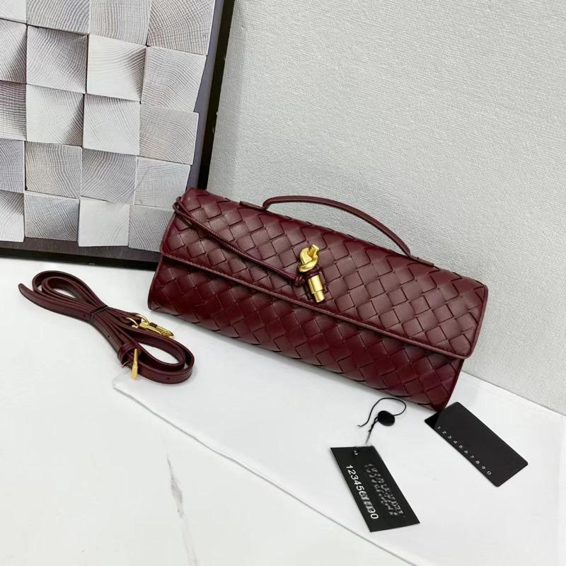 Hand-woven Bag, Hardware Lock, Dinner Bag, High-end Shoulder Bag, Women's Underarm Clutch Bag