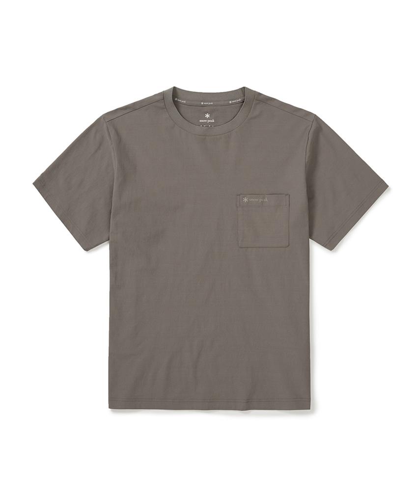 SNOWPEAK APPAREL Футболка с коротким рукавом Air Quick Dry (S25Mmtts14) Темный хаки