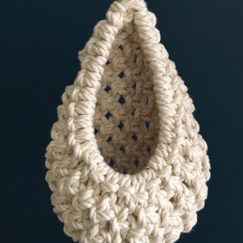 Подвесная корзина ручной работы в форме ананаса, ландшафтный дизайн, хлопковое цветочное кашпо макраме для гостиной, украшения для балкона