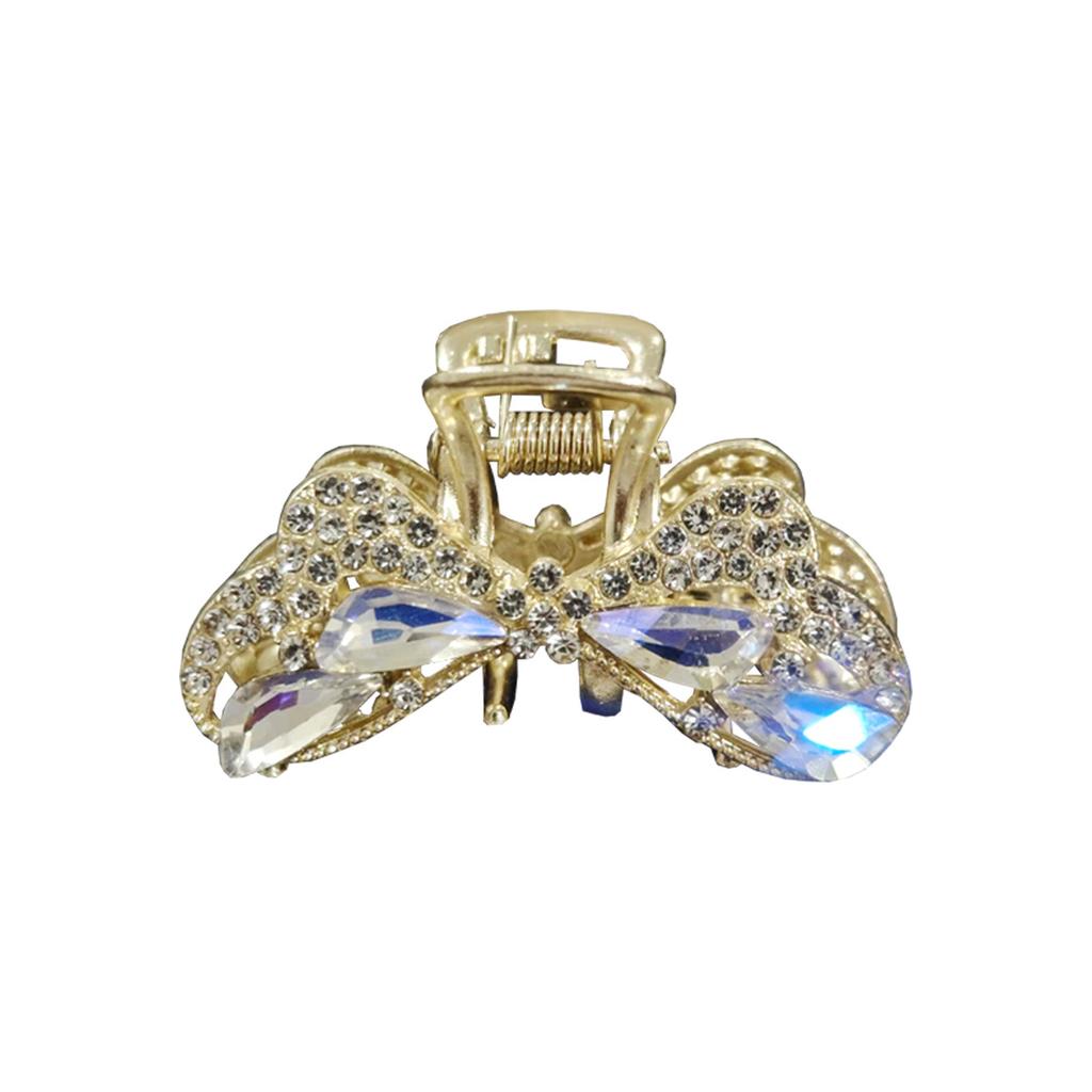 Страз Заколка для волос Украшение для волос Головной убор Задняя часть головы Кисточка Захватывающий зажим Новый китайский стиль Сплав Зажим Заколка