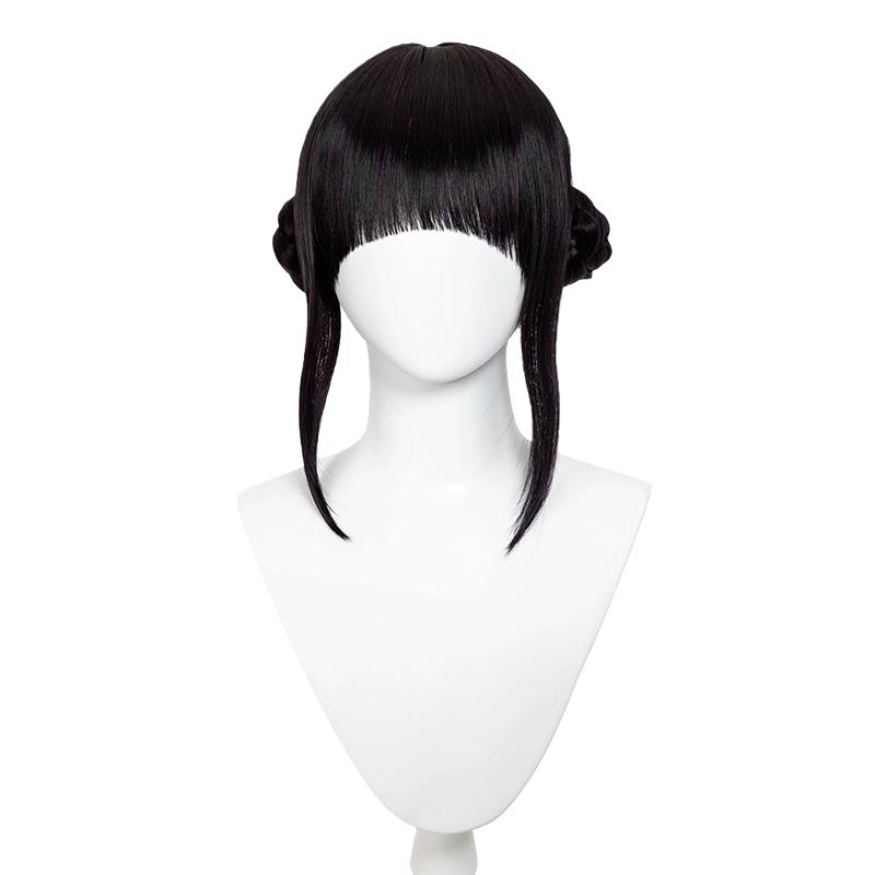 Kpop Hunters Парик для косплея Руми Мира Зои для детей Девочек Аниме Охотники Фиолетовый Черный Длинные Волосы Синтетический Плетеный Парик Костюм Аксессуар