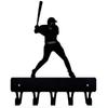 1pc Baseball Batter Sport - Key Hooks Holder Wide Metal Wall Art Iron Crafts, Wall Hanging,Coat Rack Storage Organizer