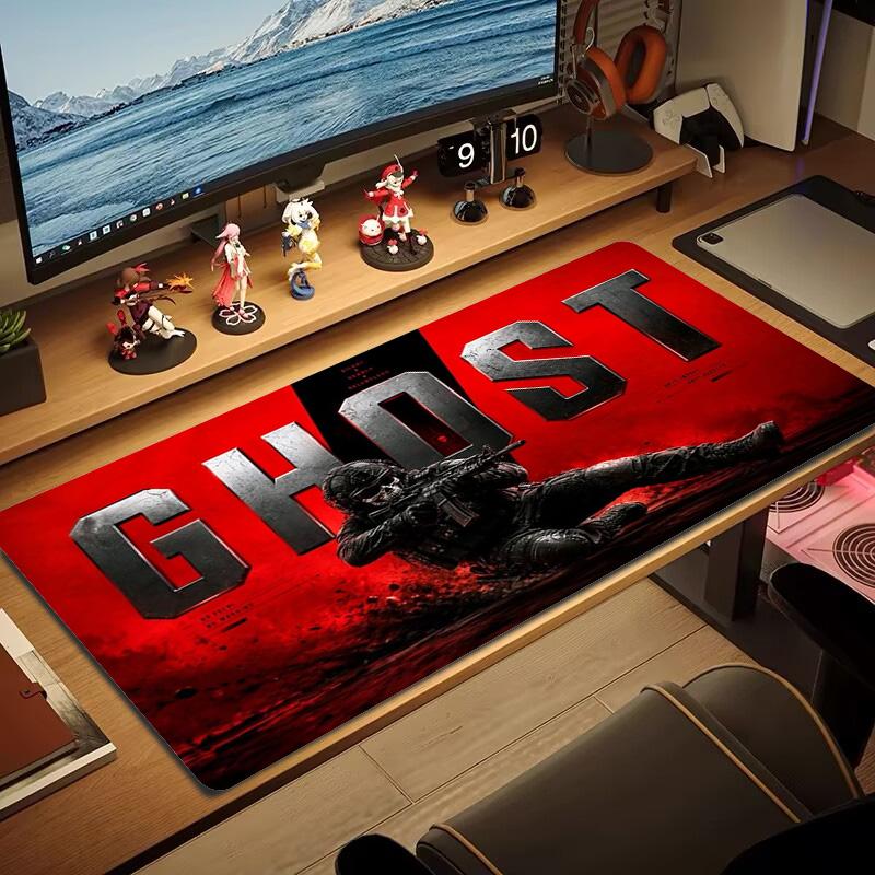 Duty Call Ghost Color Mouse Pad Large Gaming Table Cushion Non-slip Laptop Tablet Big Mousepad XXL Mat Mini PC Playmat With Lock edge