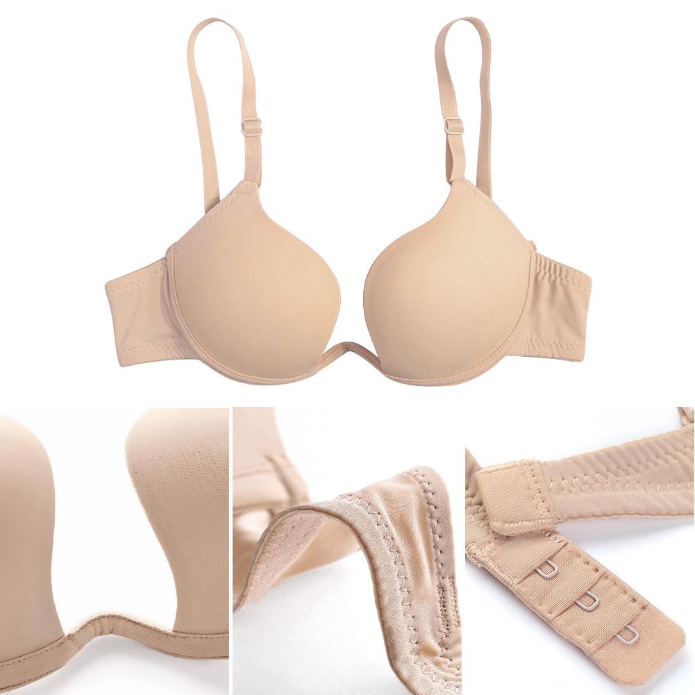 Бесшовный U-образный бюстгальтер с прозрачной спинкой для свадебного платья - Невидимая поддержка для предотвращения провисания