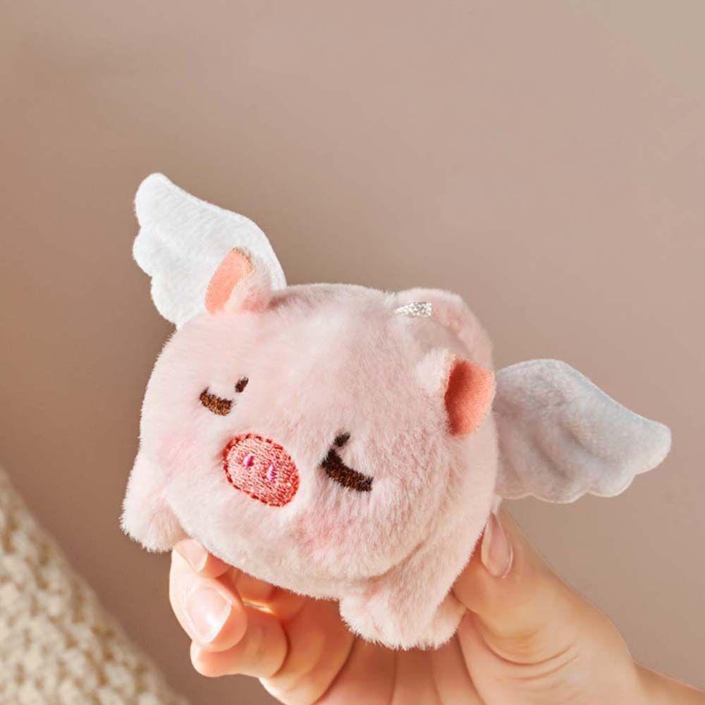 Backpack Accessory Key Pendant Angel Big Toy Cartoon Plush Doll Flying Pig Toy Plush Key chain