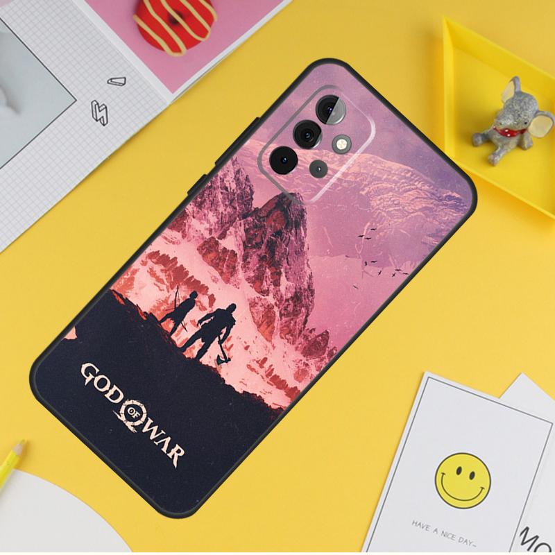 Чехол God of War для Samsung Galaxy A55 A35 A25 A15 A51 A71 A12 A32 A52 A13 A33 A53 A14 A34 A54