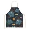 Фартук для кухни, приготовления пищи, выпечки, фартук с принтом морских существ, фартук в виде дельфина, медузы, фартук унисекс, фартук для кафе, раковина осьминога