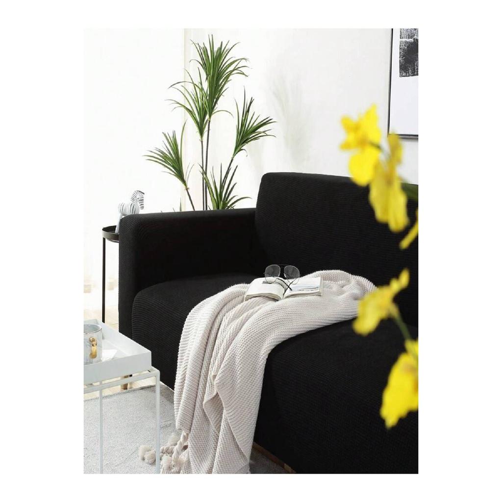 Лайкра, стрейч, эластичный, гибкий, моющийся, трехместный чехол для дивана с квадратным узором, чехол для дивана