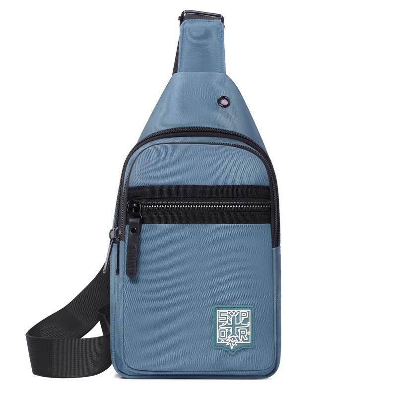 Мужская нагрудная сумка высококлассная большая вместимость на плечо спортивная и повседневная универсальная трендовая нагрудная сумка-мессенджер