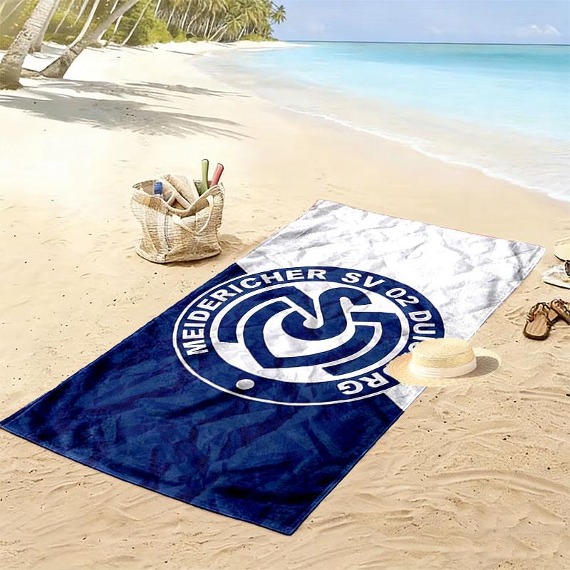MSV Duisburg Print Beach Towel, Large Soft Quick Dry Towel for Beach Camping Swimming