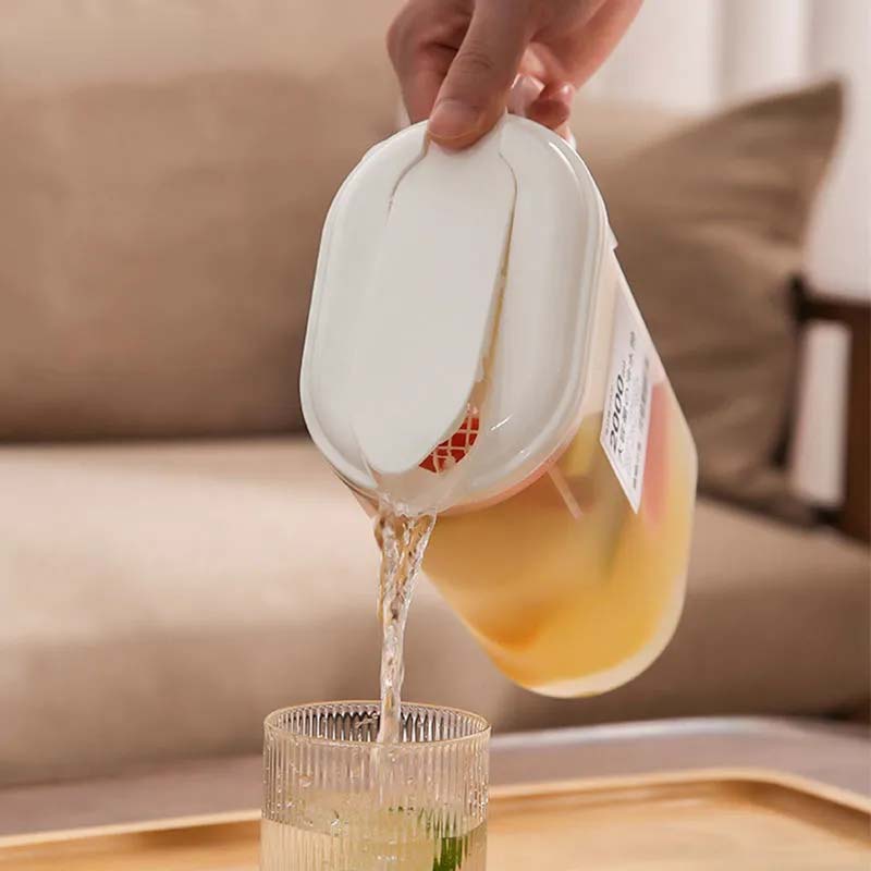 Cool Water Kettle Large-capacity Refrigerator Household Water Pot Anti-fall High Temperature Resistant Teapot Juice Drink Lemon Fruit Cup Pitcher Jug
