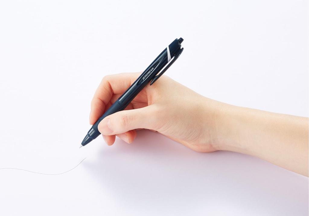 Mitsubishi Pencil Шариковая ручка Jetstream 10 Темно-синие, Легко пишущие, На основе масла, Ручки, 0,5 мм, Темно-синий, Писать, SXN15005.10, Упаковка 10 шт.