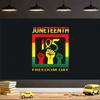 Прочный Материал Культурный Баннер Баннер для Праздника Баннер Juneteenth для Исторических Событий Культурных Фестивалей